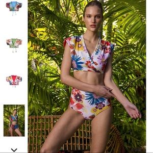 CAROLINA K REVERSABLE BIKINI SET NWT